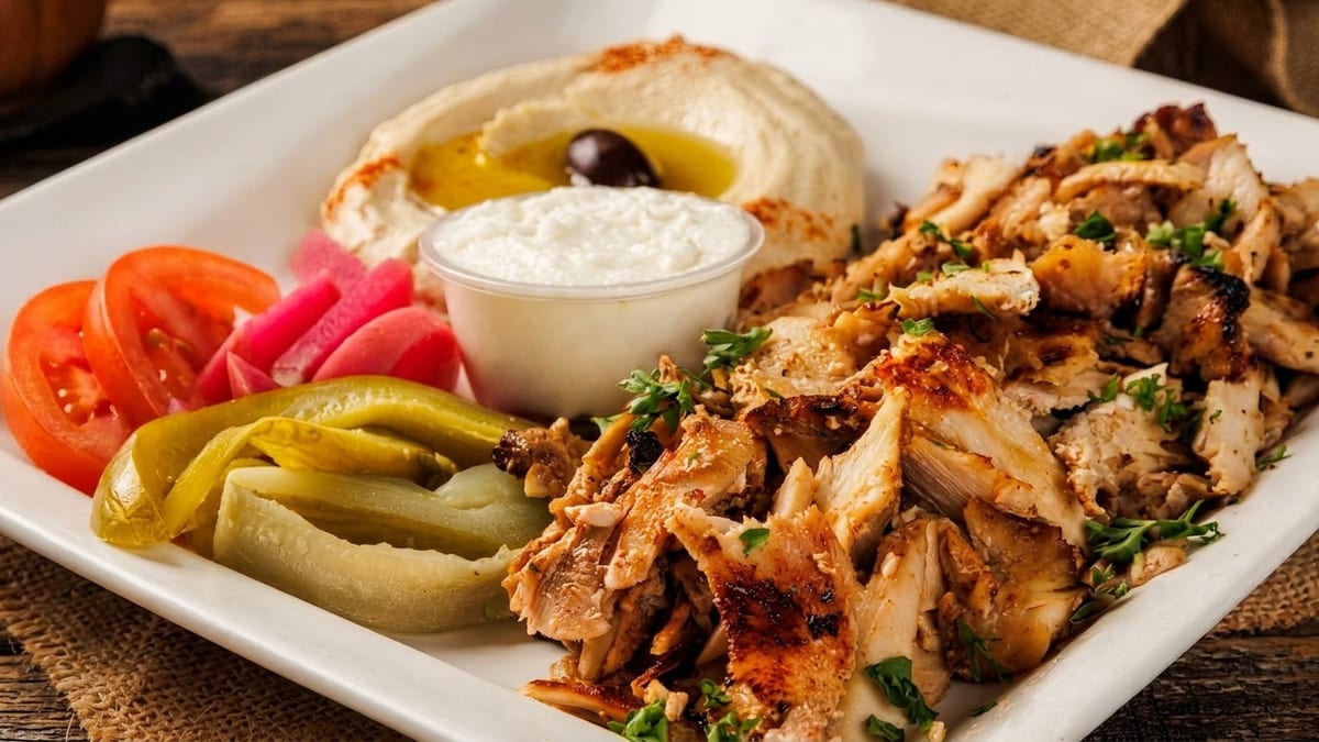 Award-winning chicken shawarma